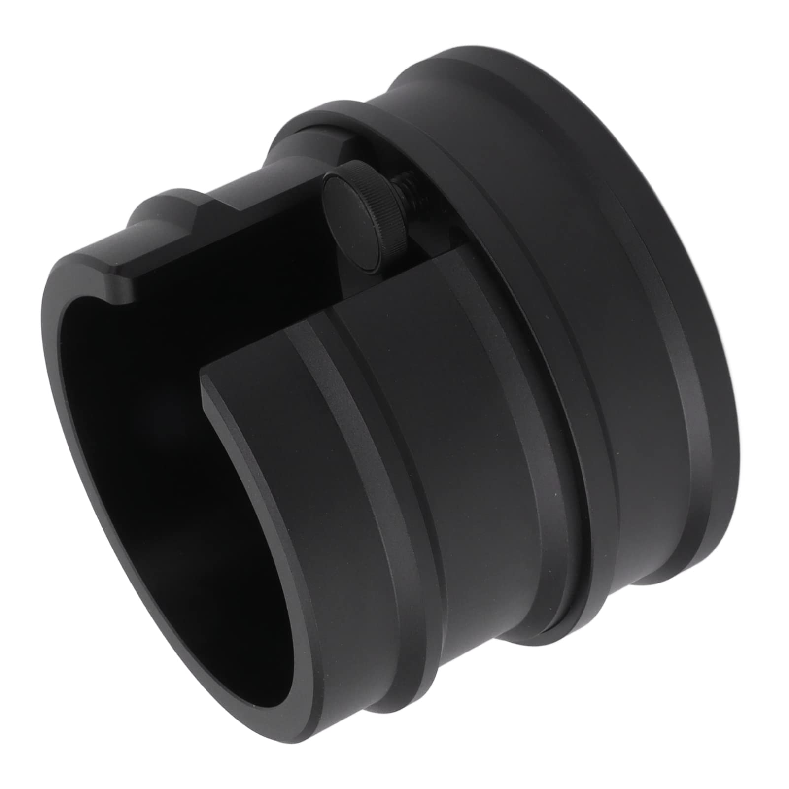 Uchwyt na kolbę do kawy Stojak na ubijak do espresso Podwójna głowica ze stopu aluminium Stabilna podstawa Precyzyjna kontrola ciśnienia do ekspresów do kawy 51 mm 53 mm 58 mm (Czarny)
