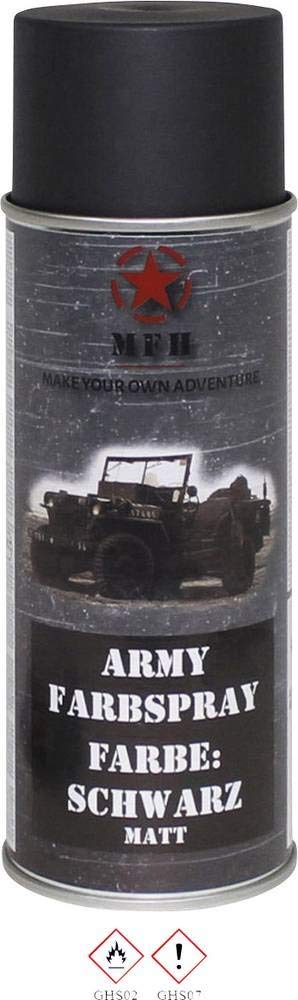MFH Farbspray "Army", matowy, 400 ml (czarny)