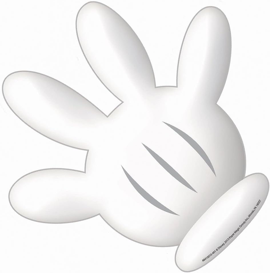 Eureka Mickey Mouse Clubhouse Hand Paper Cut Outs, Pack of 36