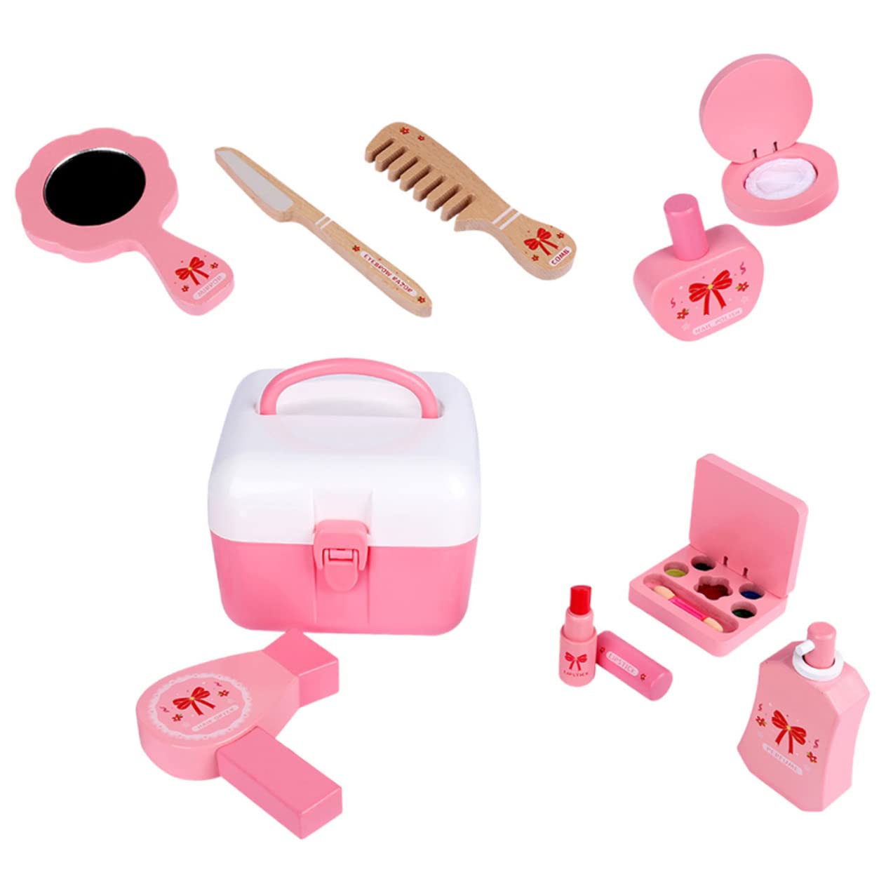 minkissy 1 Satz Interaktives Schminkset für Kindgerechten Accessoires Fördert die Fantasie und Hand Augen Koordination für Kleine Hände Geeignet für Kreative Rollenspiele
