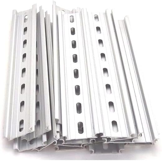 AR DIN mounting Rails (Size- 8inch X35mm X 7.5mm) Industrial Equipment Mounting, Rattle-Proof. Pack of 5