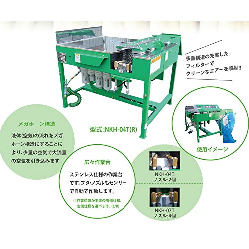 Amazon.co.jp: ちくし号 白ネギ皮むき機 NKH-07T 1時間900本 45kg ねぎ 