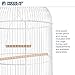 Prevue Hendryx Classic Round Bird Cage, Red, SP31999R,1/2