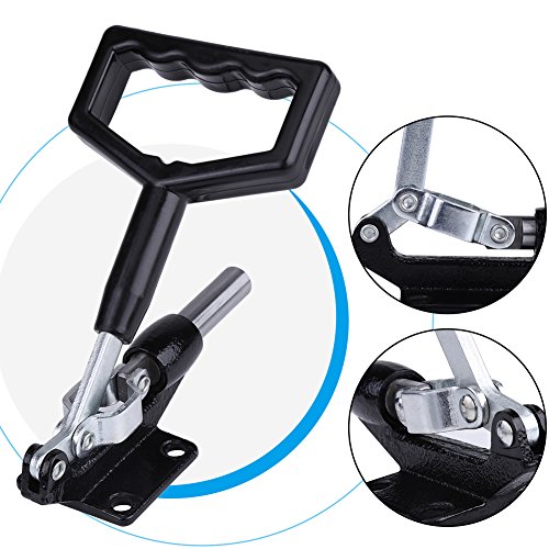 Heat Press Carbon Steel Handle Jig, Heat Press Handle Quick Clamping Jig, Heat Transfer Sublimation Pusher Heat Press Handle Replacement Parts #TOP1