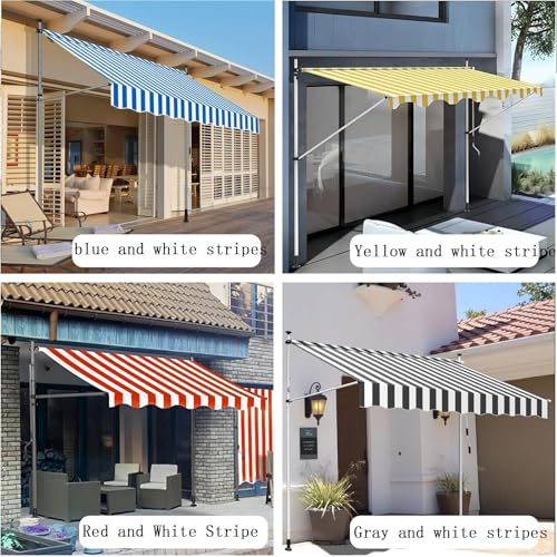 Toldo retráctil manual con diseño para control eficaz del sol exterior 5