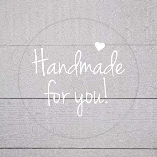 Handmade for You Clear Labels (#148-C)