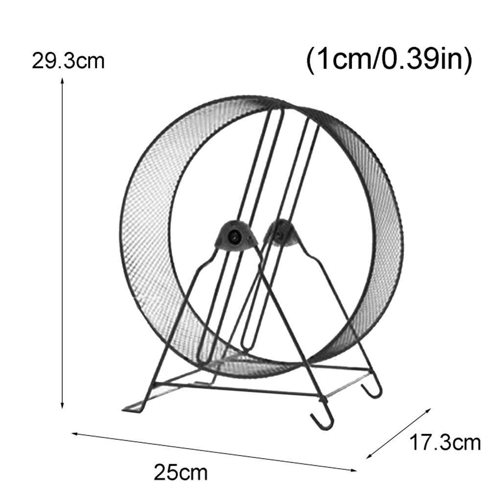 Small Pet Hamster Running Wheel with Stand Household Running Jogging Toy Playing