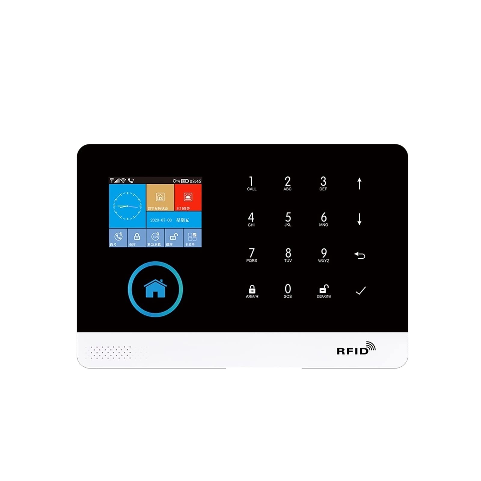 Sistema di Allarme di Sicurezza Domestica, YS PG-103 di Allarme Wireless 4G gsm Tuya App for Sicurezza Domestica Sensore PIR Porta Smart Home Kit(Set-K)