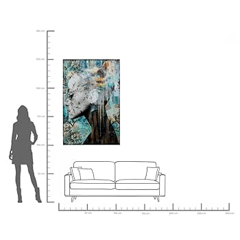 Amazon.co.jp: Kare Design ガラスピクチャーレディフラワー