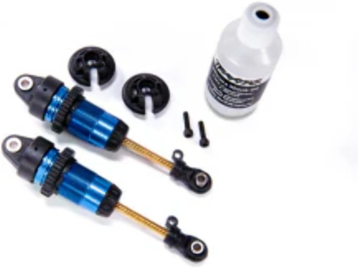 Traxxas TRA7461 Shocks, GTR Long Blue-Anodized, PTFE-Coated Bodies with TiN shafts (2)
