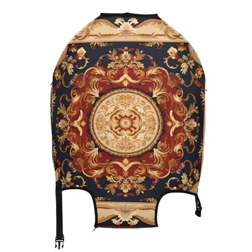 senya Travel Luggage Cover Suitcase Protector Noble Red-gold Totem Washable Baggage Covers Fits 26-28 Inch Luggage2