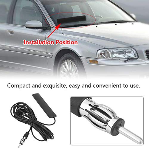 Car Radio Antenna Universal Car Windscreen Aerial ANT-309 Car FM Radio Antenna Amplifier Internal Screen Mount Aerial Auto Windshield Antenna Car Radio Aerial - Image 4