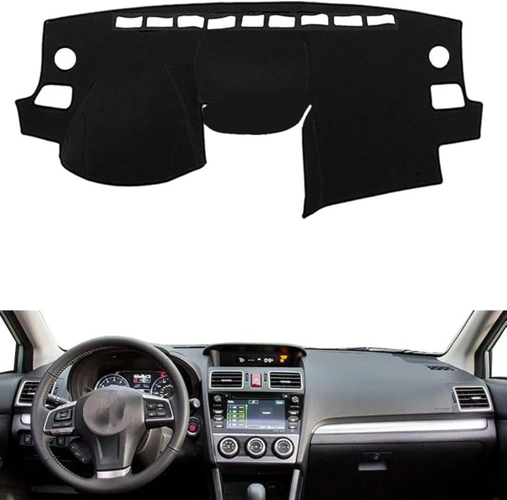 Car Dashboard Cover Dash Pad Dash Mat Carpet, for Subaru XV Crosstrek/Impreza 2012-2016 Forester SJ 2014-2018