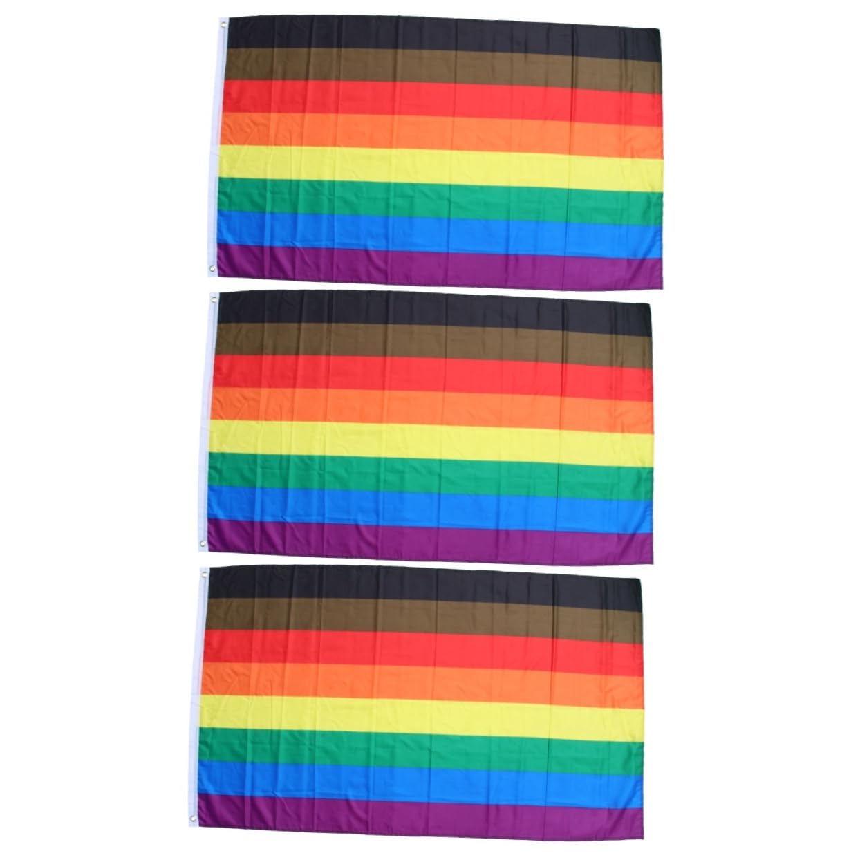 Drapeaux arc-en-ciel crayonnes 90x150 cm Kisangel pour vos fetes et activites colorees