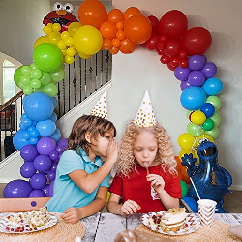 Image of 200pcs Balloons 5 Inch Assorted Colors Mini Rainbow Latex Balloons Small Colorful Party Balloons for Birthday Wedding Baby Shower Anniversary Festival Arch Garland Decoration