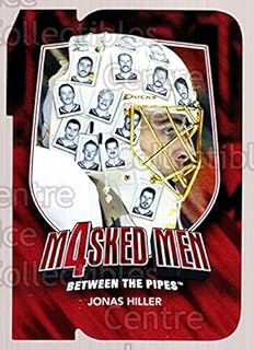 (CI) Jonas Hiller Hockey Card 2011-12 Between The Pipes Masked Men 4 Ruby 22 Jonas Hiller