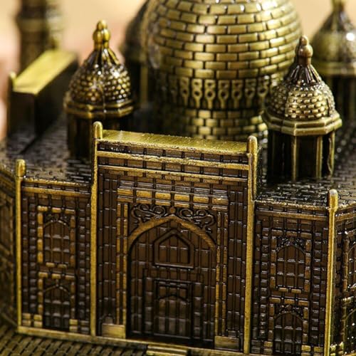 Taj Mahal regalo de arquitectura india modelo metálico souvenir para viajeros 3