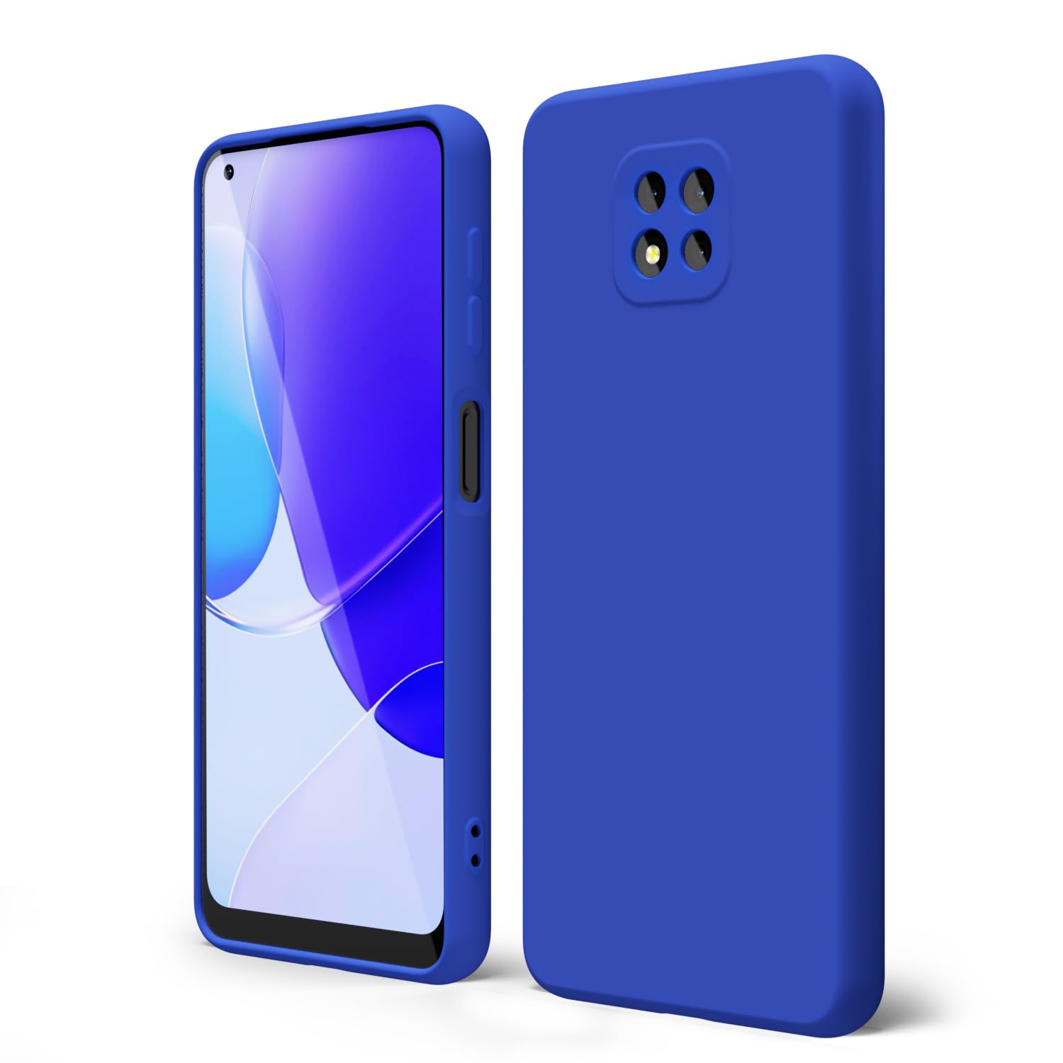 oakxco for Motorola Moto G Power 2021 Phone Case Liquid Silicone, Thin Slim Soft Rubber Gel TPU Plain Simple Cover for Women Girl Cute, Matte Solid