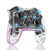 [Vibrations- und Body-Sensing-Funktionen] Controller Switch ist mit zwei Motoren ausgestattet, die eine Vibration mit vier einstellbaren Stufen - keine, schwach, mittel und stark - und Body-Sensing-Funktionen (nur auf Switch/Lite/OLED-Konsolen verfügbar) bieten. Die Kombination aus beidem macht das Spiel immersiver und fesselnder und kann Ihnen ein besseres Spielerlebnis.