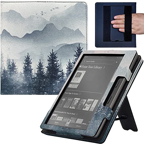 UMUBUHOMS Kindle Oasis Case with Double Hand-held & Stand for