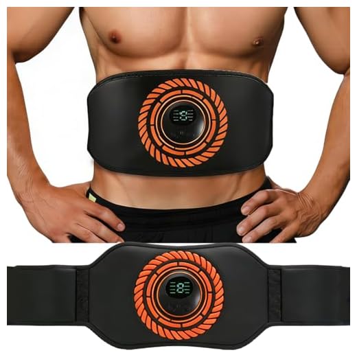 AILEDA EMS Estimulación, Cinturón Muscular Abdominal, Estimulación Muscular para fortalecer y regenerar los músculos abdominals,Varios Nodos Tonificador Muscular para Abs