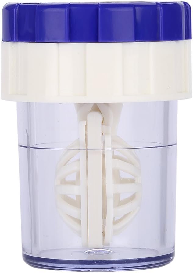 Contact Lens Case, Clear Care Contact Case, Manually Cleaner Washer, Contact Lens