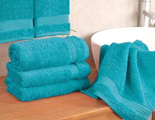 image for Cotton Paradise Hand Towels for Bathroom, 100% Cotton Turkish 4 Piece 