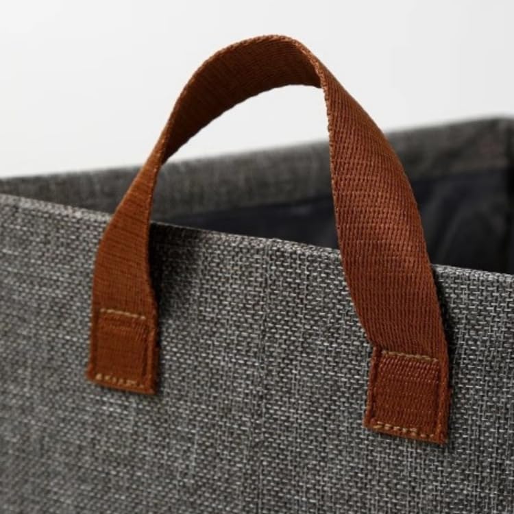 Boîte De Rangement Pliable Lot De 2 Caisses Ouvertes Hxlxp 30 X 30 X 30 Cm Pliante Coffre, Gris