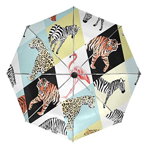 Parapluie automatique pliant idéal pour voyager et sorties à la plage