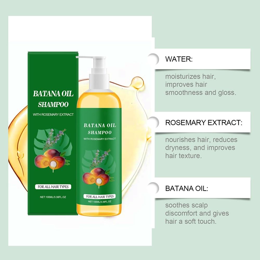 Shampoo idratante nutriente volumizzante, detergente delicato delicato for capelli morbidi, lisci e lucenti(2PCS)