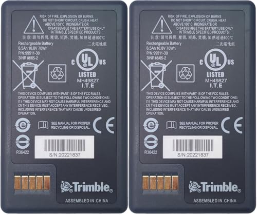 LITKEQ (Pack of 2) 99511-30 79400 6.5Ah 10.8V Ni-MH Rechargeable Battery for Trimble 79400 Total Station Battery, for Trimble S3 S5 S6 S7 S8 Total Station