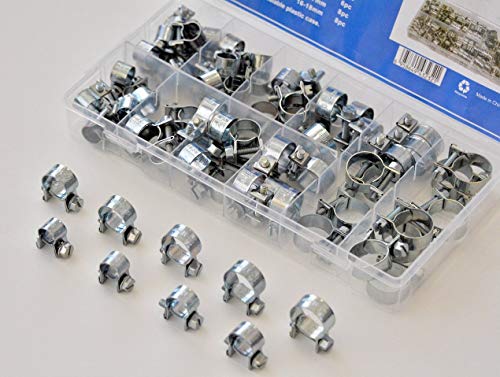 Swordfish 32321-73Pc Mini Hose Clamp Fuel Line Hose Clamp Assortment #TOP3