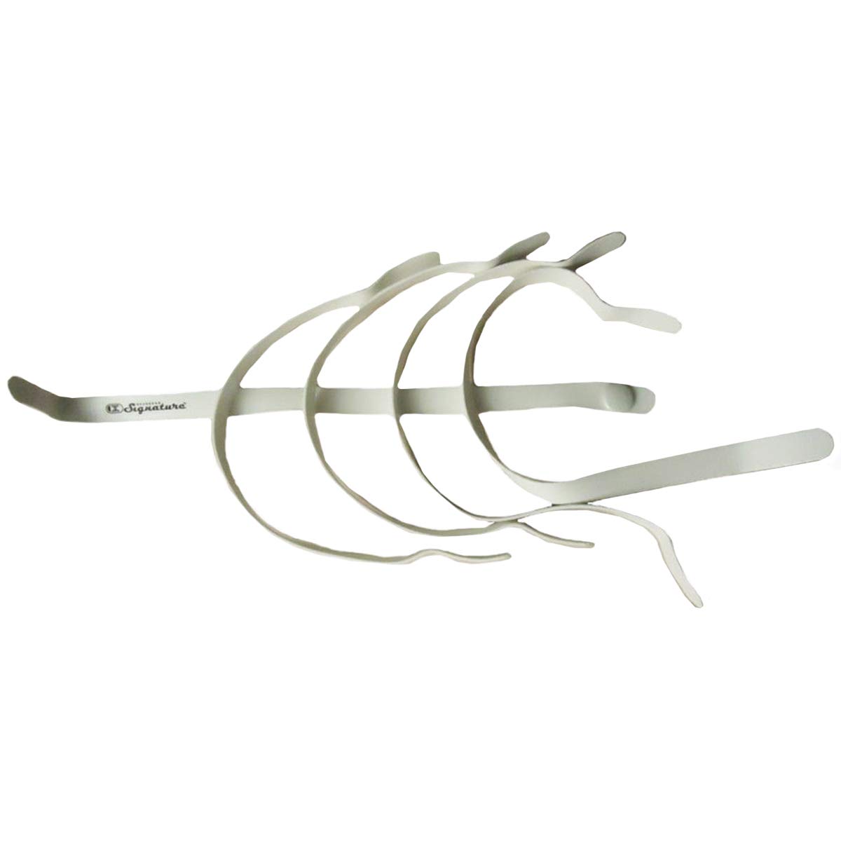 Sangles Cliff Keen blanches à haute résistance pour fixations de casque de lutte - 4