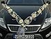 Produktbild Rosen Girlande Braut Paar Rose Deko Dekoration Autoschmuck Hochzeit Car Auto Wedding ®Auto-schmuck Deko PKW (Rose Orchidee Ecru/Ecru)
