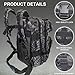 Ghanneey Lightweight Fishing Tackle Backpack Professional Water-Resistant All-in-One Rod Holder & Gear Storage for Outdoor Anglers