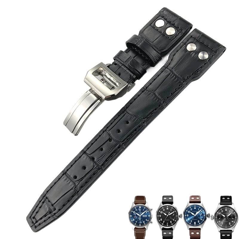 Sangle d'alportif Italian pour bandes de surveillance Portugieser 20mm 21mm 22mm