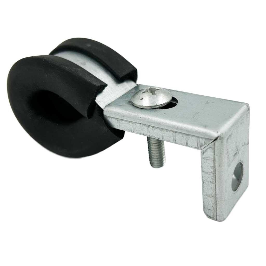 28mm Pump Support Bracket Pipe Clip Rubber Lined Anti Vibration