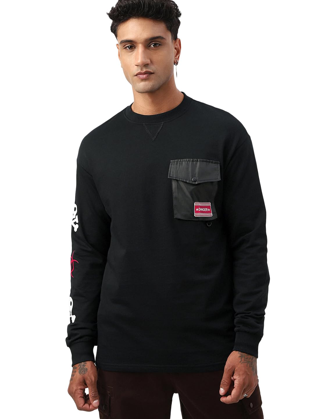 bewakoof Men's Cotton Graphic Print Oversized Fit T-Shirt-picture-14