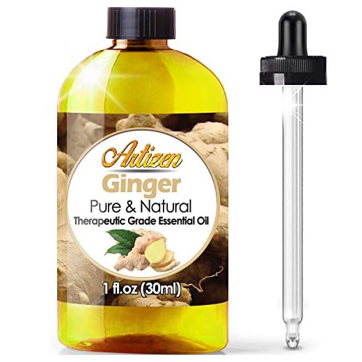 Ginger Essential Oil (100% PURE & NATURAL - UNDILUTED) Therapeutic Grade