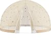 VEVOR Dome Bubble Tent, 12FT Double Cover Transparent & Light Yellow Cover, Outdoor Geodesic House Shelter, Upgraded Igloo Tent Waterproof for Camping, Patio, Dining Backyard, Party