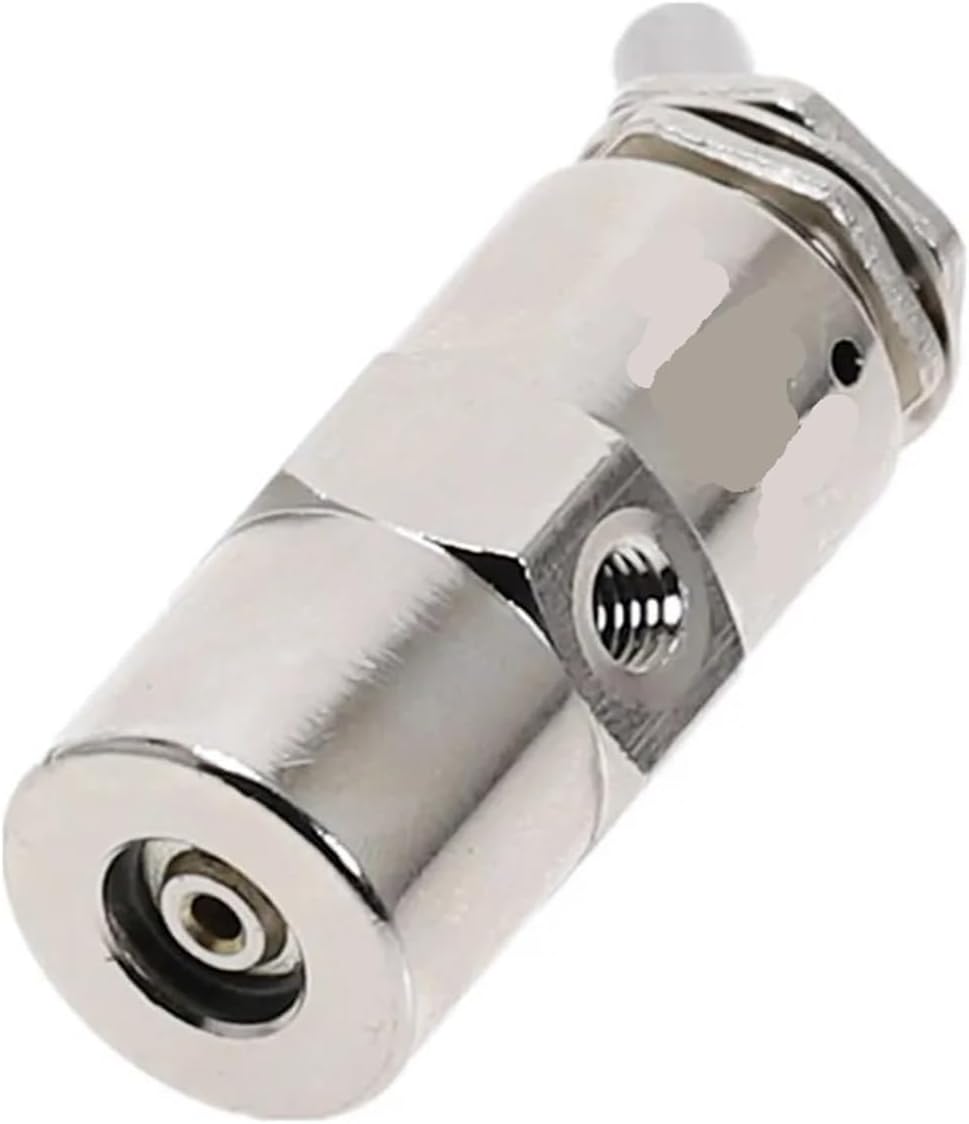 TAC2-4V Exhaust valve 2 Position 5 Way Toggles Cylindrical Mechanical Air Pneumatic Valve switch w Fiittings(With 4mm Fitting)