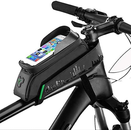 Miniatura 6 de ROCKBROS Accesorios de bicicleta Bolsa de soporte para teléfono con almacenamiento Soporte impermeable para teléfono para bicicleta Specialized Bike