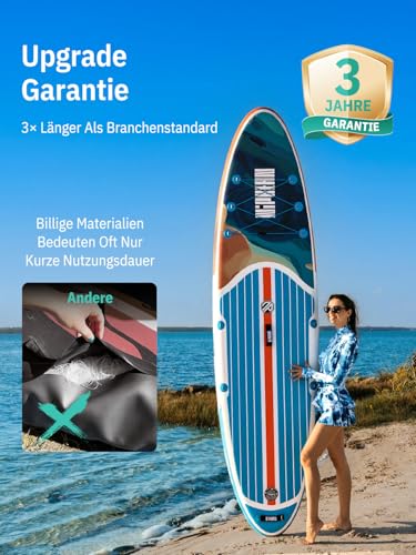 Niphean SUP Board mit Sitz, Farbe: Oceanic Sapphire - 4