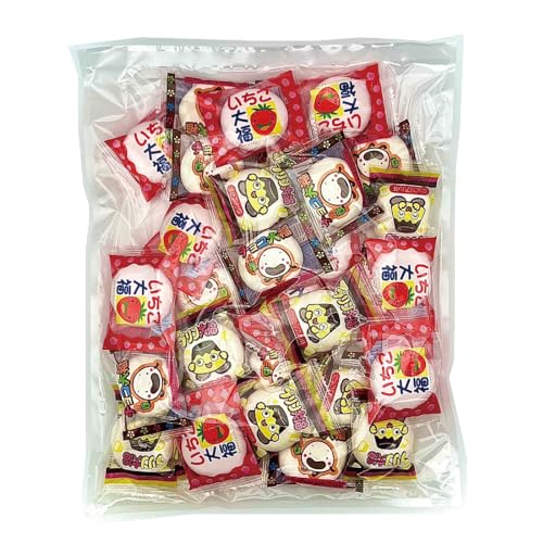 やおきん マシュマロ チョコ大福 イチゴ大福 プリン大福 駄菓子 各10個 計30個セット 詰め合わせ 個包装 お菓子 シェアパック 小分け 小袋 1枚目