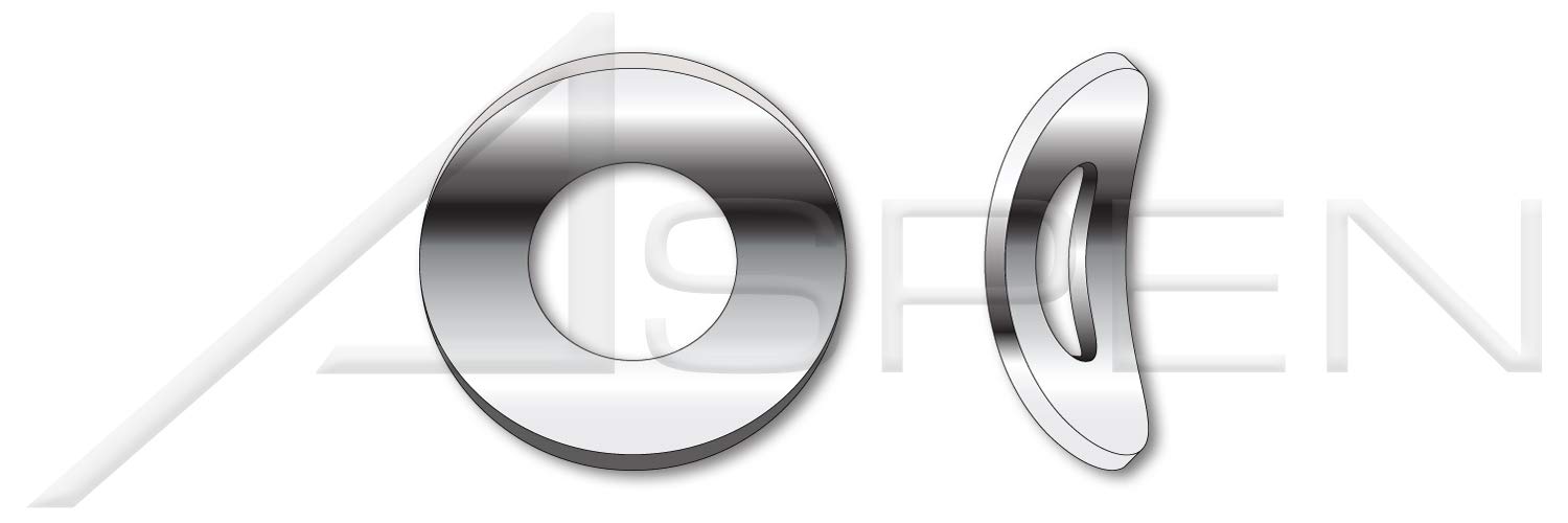 (13000 pcs) M3, DIN 137 Type A, Metric, Curved Spring Lock Washers, 301 Stainless Steel