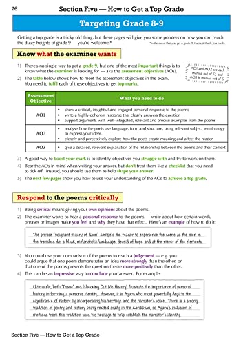 New GCSE English AQA Poetry Guide - Power & Conflict Anthology inc. Online Edition, Audio & Quizzes