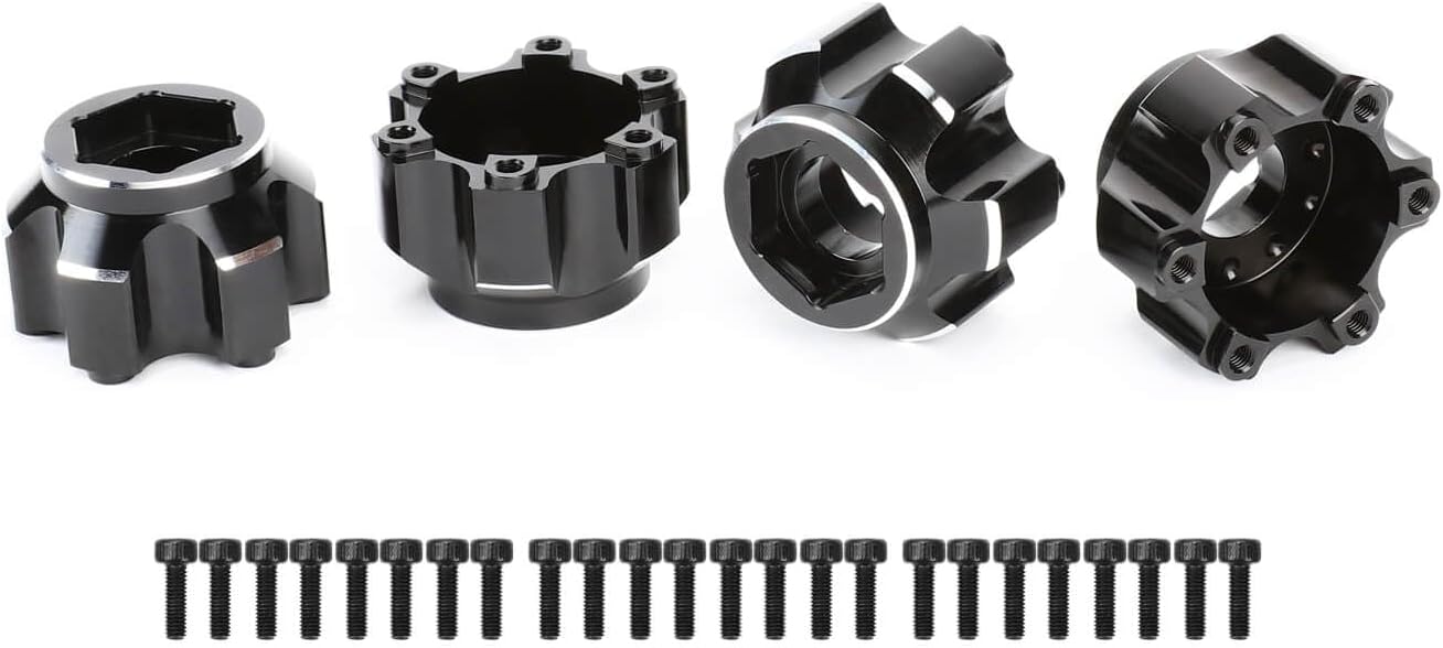 RCAWD for Pro-Line 1/10 6x30 to 17mm Aluminum Wheel Hex Adapters Upgrades Parts #PRO633800