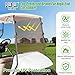 10L0L Golf Cart Windshield, Folding EZGO TXT Windscreen, Thick Golf Cart Windscreen Kit, Upgrade Polycarbonate (PC) High Strength Impact Resistance, Fits EZGO TXT 1995-2013
