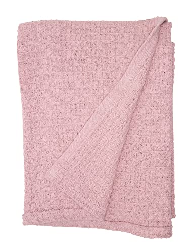 Image of Lila and Jack 100% Cotton Waffle Baby Blanket, Soft and Lightweight Receiving Blanket for Newborn and Toddler