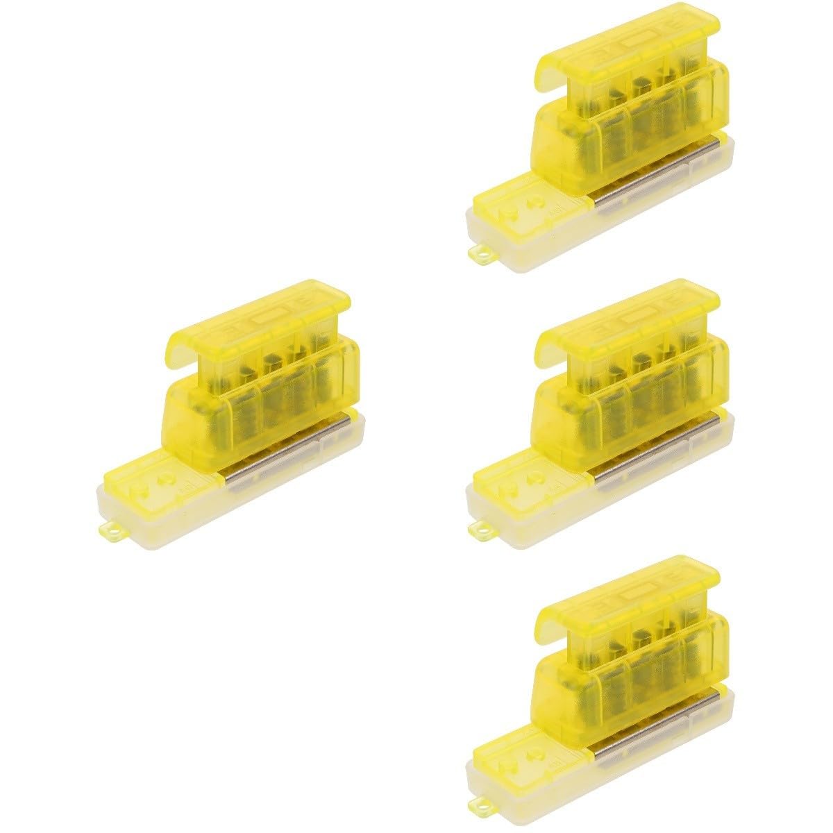 LALAFINA 4pezzi Punzonatrice Per Carta Trasparente Con Manico Ergonomico Perfetta Per Progetti Creativi e Rilegature Di Documenti Strumento Versatile Per Ufficio e Scuola